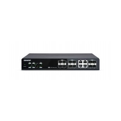 QNAP QSW-M2108R-2C 8x 2.5GbE 2x 10GbE SFP+ NBASE-T Combo web managed switch